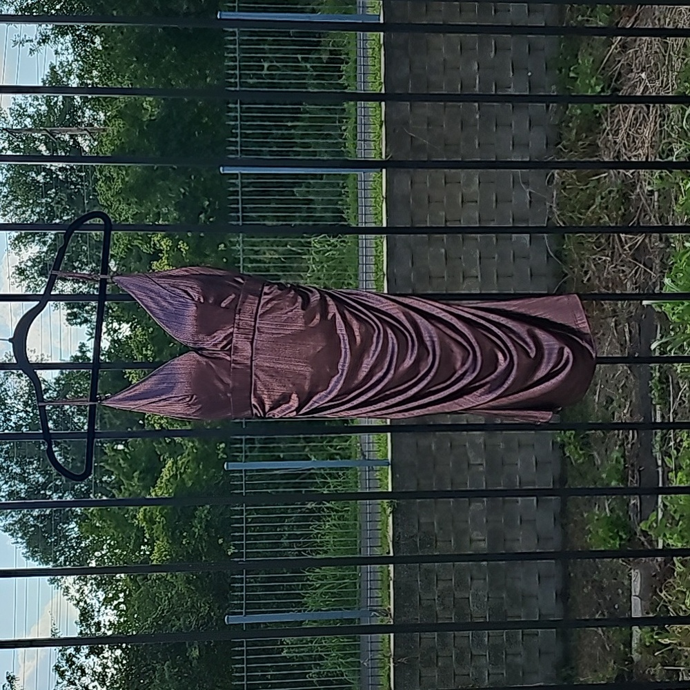 Metallic mermaid style mini dress